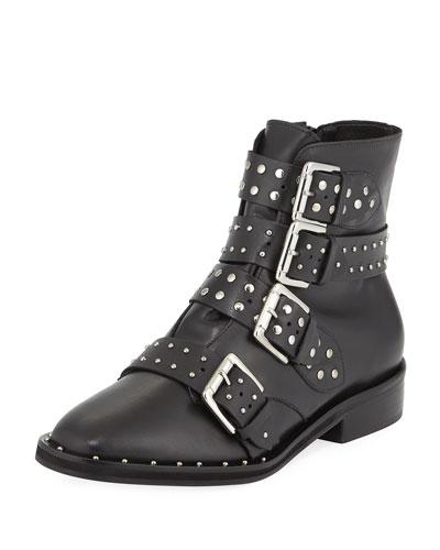 Manic Leather Bootie With