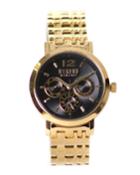 37mm Manhasset Women's Chronograph Watch W/bracelet, Golden