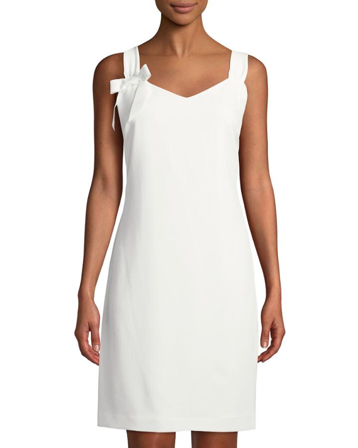 Sleeveless Bow-shoulder