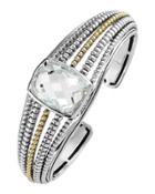 Prism White Topaz Cuff Bracelet