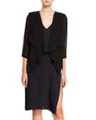 Open-front Chiffon