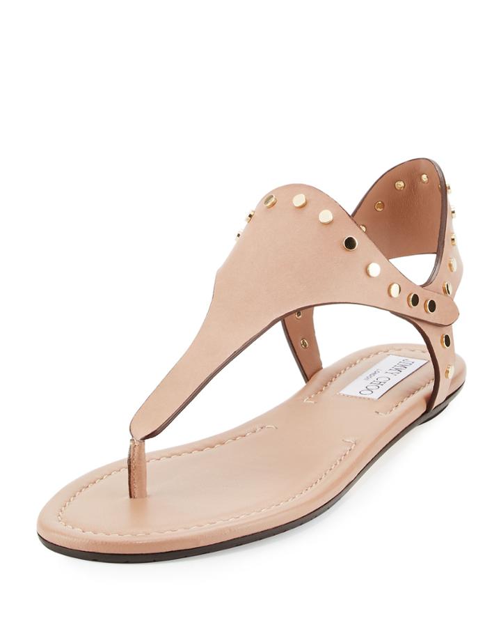 Dara Studded T-strap