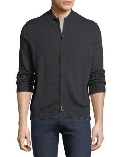 Wool-blend Zip-front