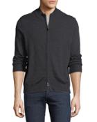 Wool-blend Zip-front