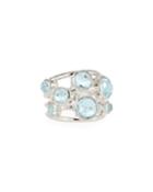 Rock Candy Constellation Ring In Blue Topaz