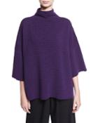 Ripple-knit Merino Wool