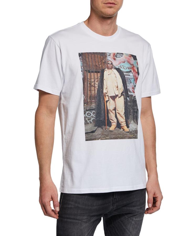 Men's Notorious B.i.g. Biggie Graffiti Graphic T-shirt