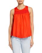 Matera Sleeveless Keyhole