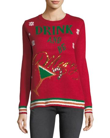 Drink And Be Merry Crewneck
