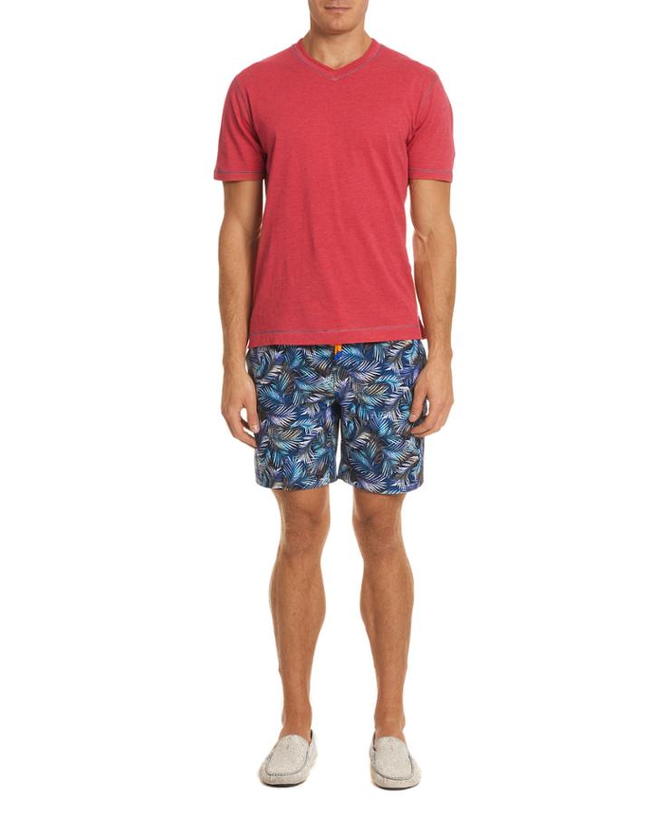 La Pinta Palm Leaf-print
