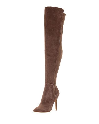 Pearle Suede Over-the-knee Boot