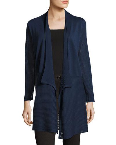 Pointelle Flyaway Cardigan
