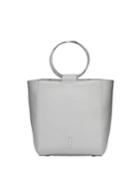 Le Bucket Ring Top Leather Bucket Bag