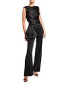 Wrapped Silk Organza Top