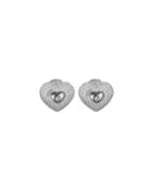 18k Happy Diamonds Floating Diamond Heart Earrings
