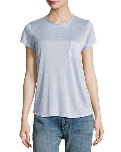 Short-sleeve Mouliné Pocket Tee