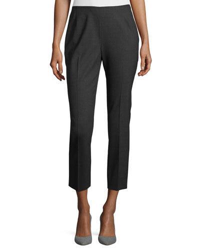 Straight Leg Crop Pants,