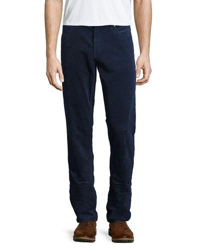 Corduroy Straight-leg Pants