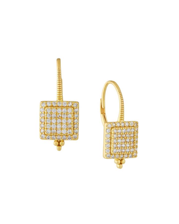 Ocean Azure Lever Back Earrings