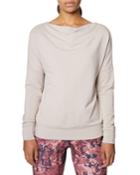 Open-back Cutout Cowl Neck Top