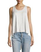 Raych Sheer-paneled Tank, Grey