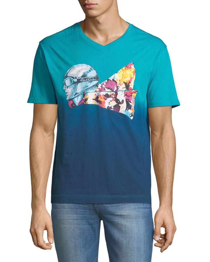 Men's Into The Wind Graphic Ombre Tee