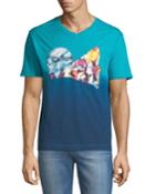 Men's Into The Wind Graphic Ombre Tee