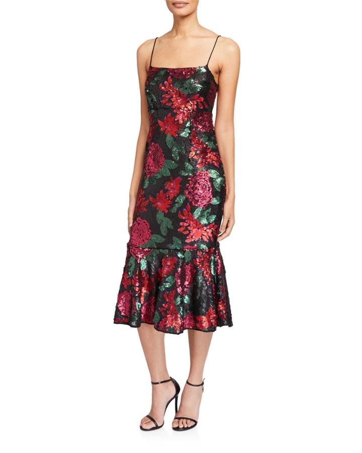 Deidre Floral Sequin
