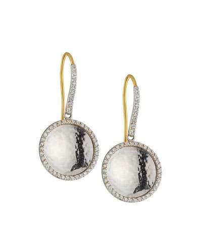 Hourglass Large Diamond Drop Earrings