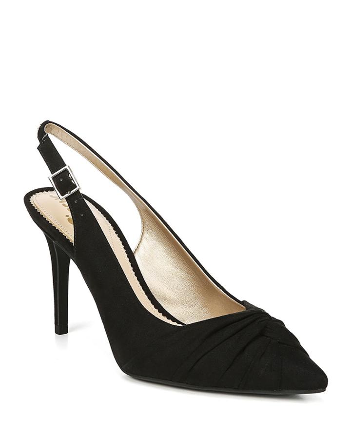 Manuela Ruched Slingback Pumps