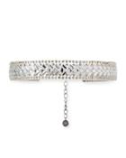 Thin Crystal Choker Necklace