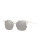 Mirrored Semi-rimless Butterfly