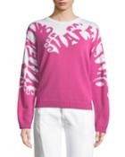 Valentino-waves Long-sleeve Cashmere