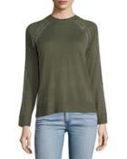 Lattice Studded Long-sleeve