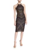Novelty Short Halter Dress