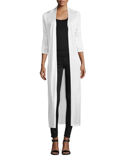 Long High-slit Cardigan