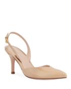 Sleek Mid-heel Patent Slingback Pumps