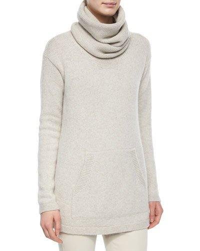 Winterland Slouchy Cashmere Turtleneck