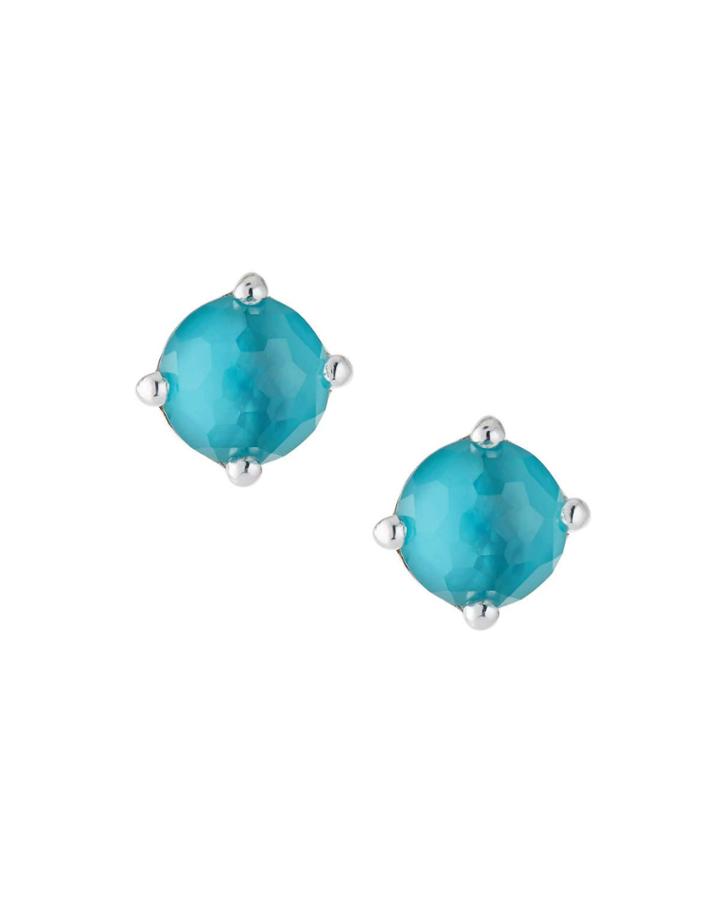Wonderland Mini Stud Earrings In Tide
