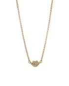 Dada Crystal Lips Pendant Necklace