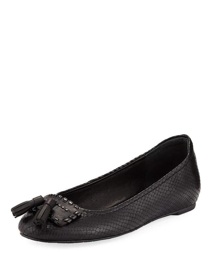 Pippa Snake-print Leather