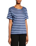 Easy Linen Drop-shoulder Tee