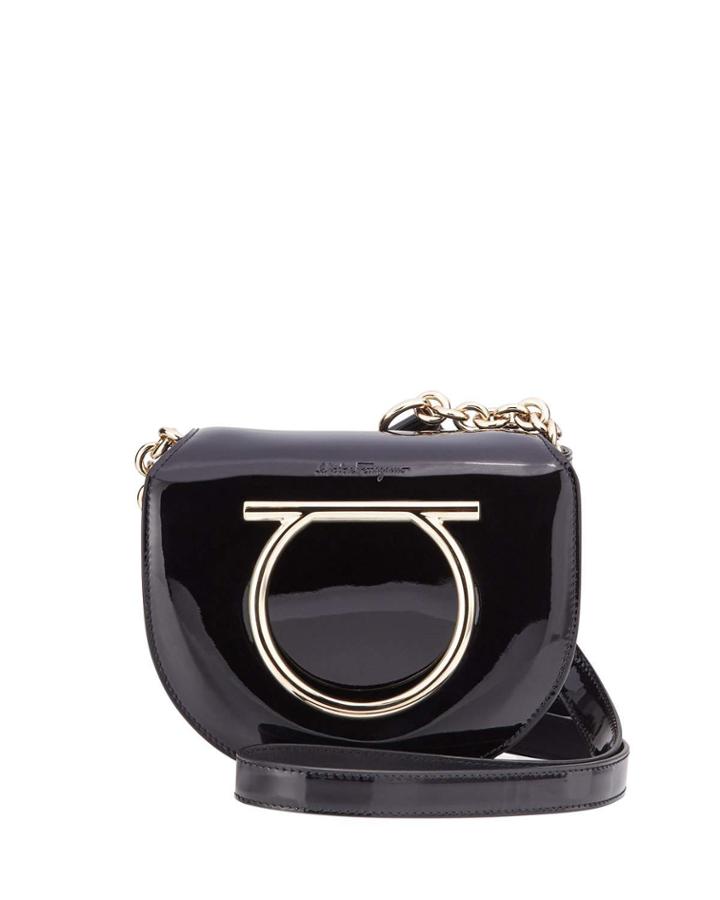 Vela Small Patent Crossbody Bag