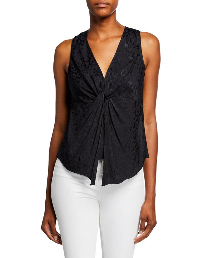 Knot-front Jacquard