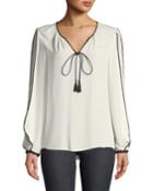 Ariel Tie-neck Blouse