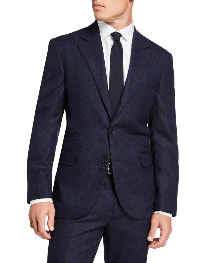 Men's Wide Pinstriped Two-piece
