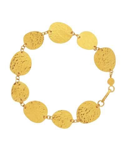 Contour 24k Gold All-around 1-strand Bracelet