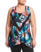 Highland Floral-print Workout Tank,