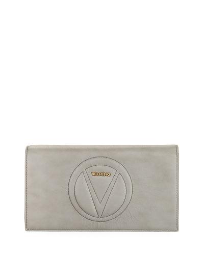 Lena Sauvage Leather Clutch Bag