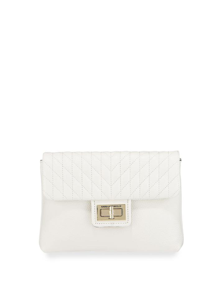 Agyness Quilted Leather Belt Bag